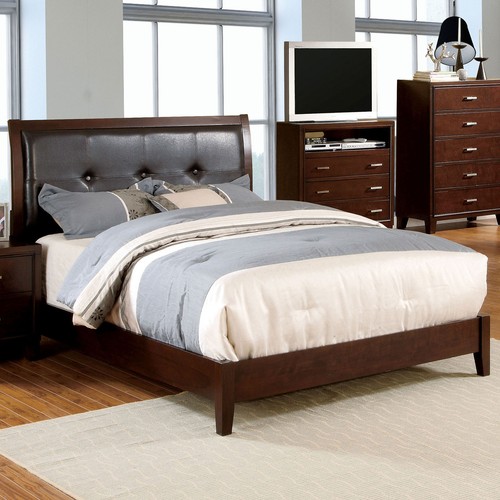 Eastern king size bed brown - king,